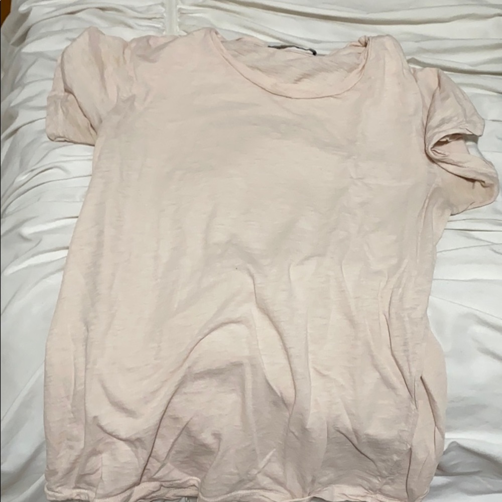 Light pink brandy Melville T-shirt